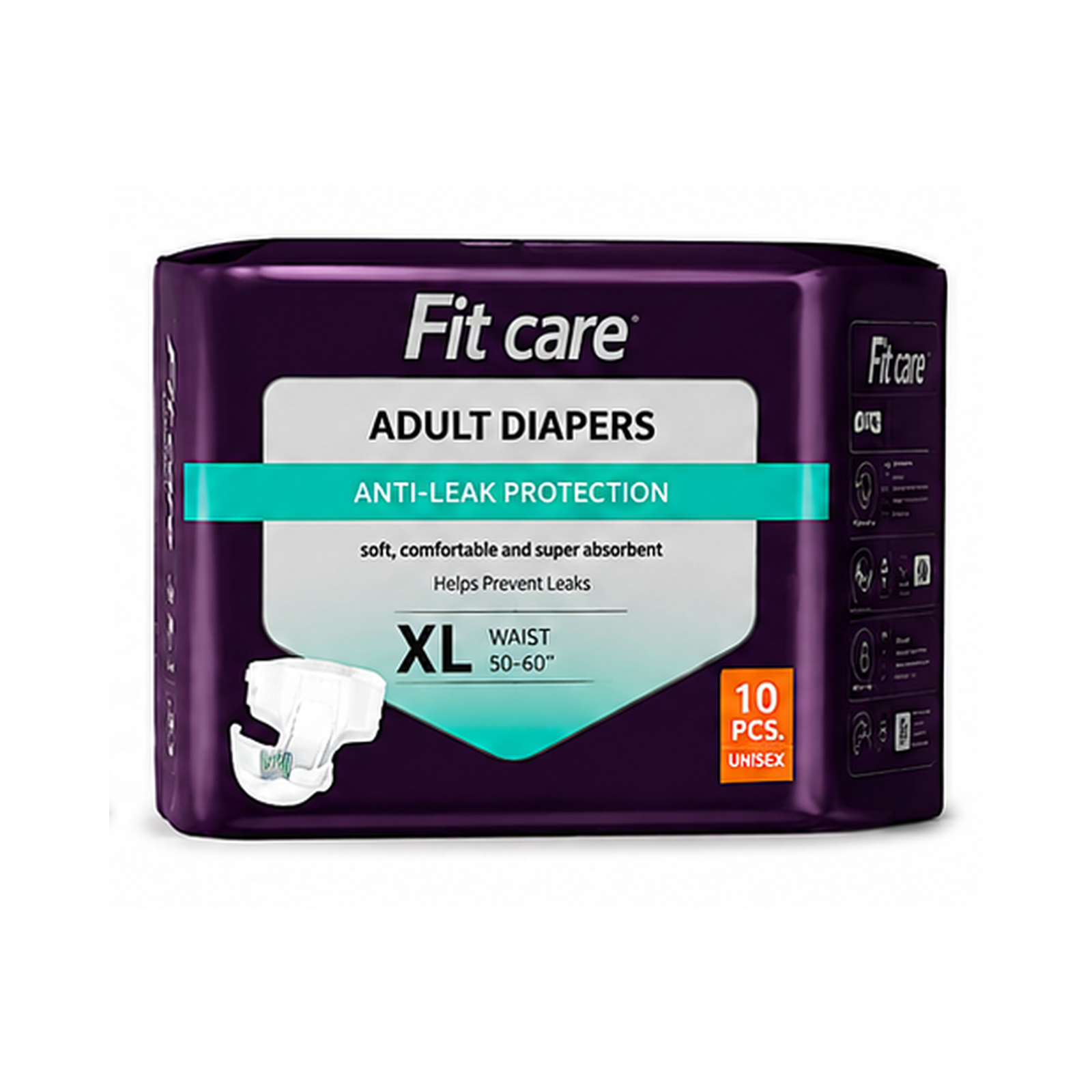 FitCare Adult Diapers – Extra Large